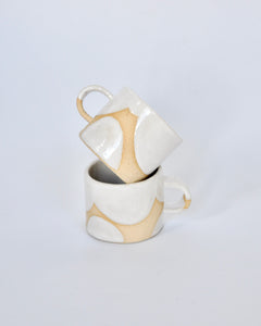 Elisa Ceramics Petal Espresso Mugs front