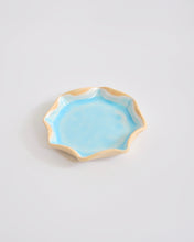 Load image into Gallery viewer, Elisa Ceramics Blue Jewelry Plate front
