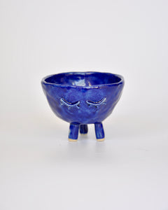 Elisa Ceramics Blue Planter front