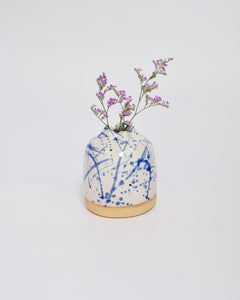 Elisa Ceramics Blue Starfish Flower Vase