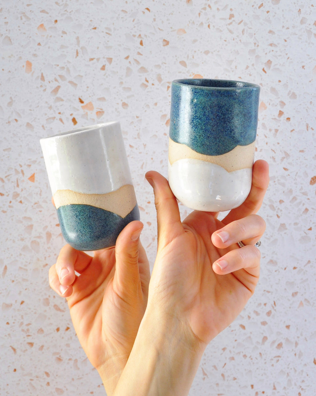 Elisa ceramics Coastline Mugs