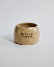 Load image into Gallery viewer, Elisa Ceramics Here Comes The Sun Planter front

