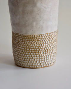 Elisa Ceramics Honeycomb Flower Vase detail