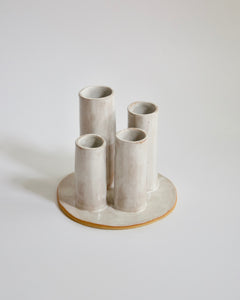 Elisa Ceramics Mono Flower Holder front