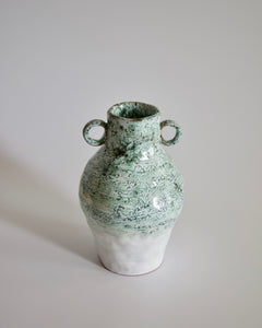 Elisa Ceramics Moss Flower Vase Front