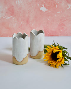 Elisa Ceramics Petal Flower Vase