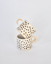 Load image into Gallery viewer, Elisa Ceramics Polkadots Espresso Mugs front
