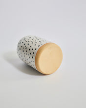 Load image into Gallery viewer, Elisa Ceramics Raku Polkadot Vase Bottom
