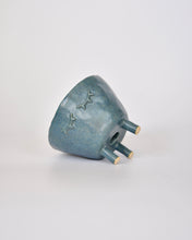 Load image into Gallery viewer, Elisa Ceramics Blue Sand Small Planter bottom
