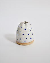 Load image into Gallery viewer, Elisa Ceramics Blue Polkadots Starfish Vase
