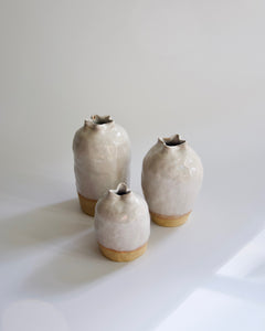 Elisa Ceramics Starfish Flower Vases Set front