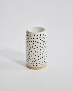Elisa Ceramics Raku Flower Vase Front