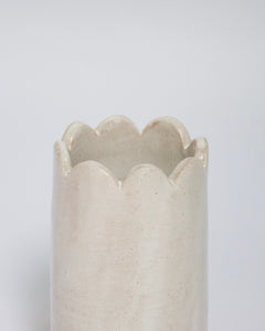 Elisa Ceramics Thin Petal Flower Vase Detail