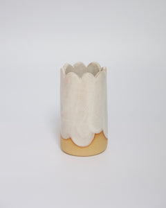 Elisa Ceramics Thin Petal Flower Vase Front