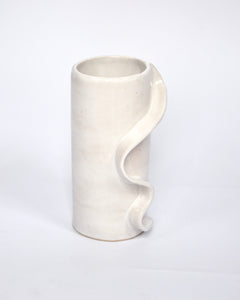 Elisa Ceramics Wave Flower Vase front