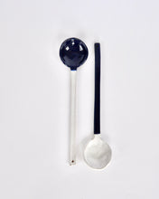Load image into Gallery viewer, Elisa Ceramics White and Blue Spoons
