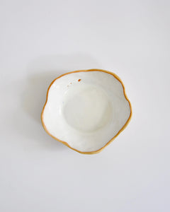 Elisa Ceramics White Breakfast Bowl front