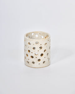 Elisa Ceramics White Tealight Candle Holder